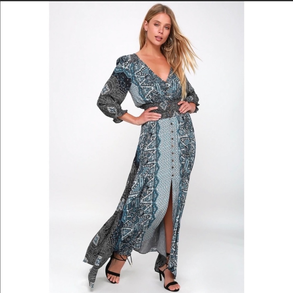 Free People Mexicali Rose Maxi dress